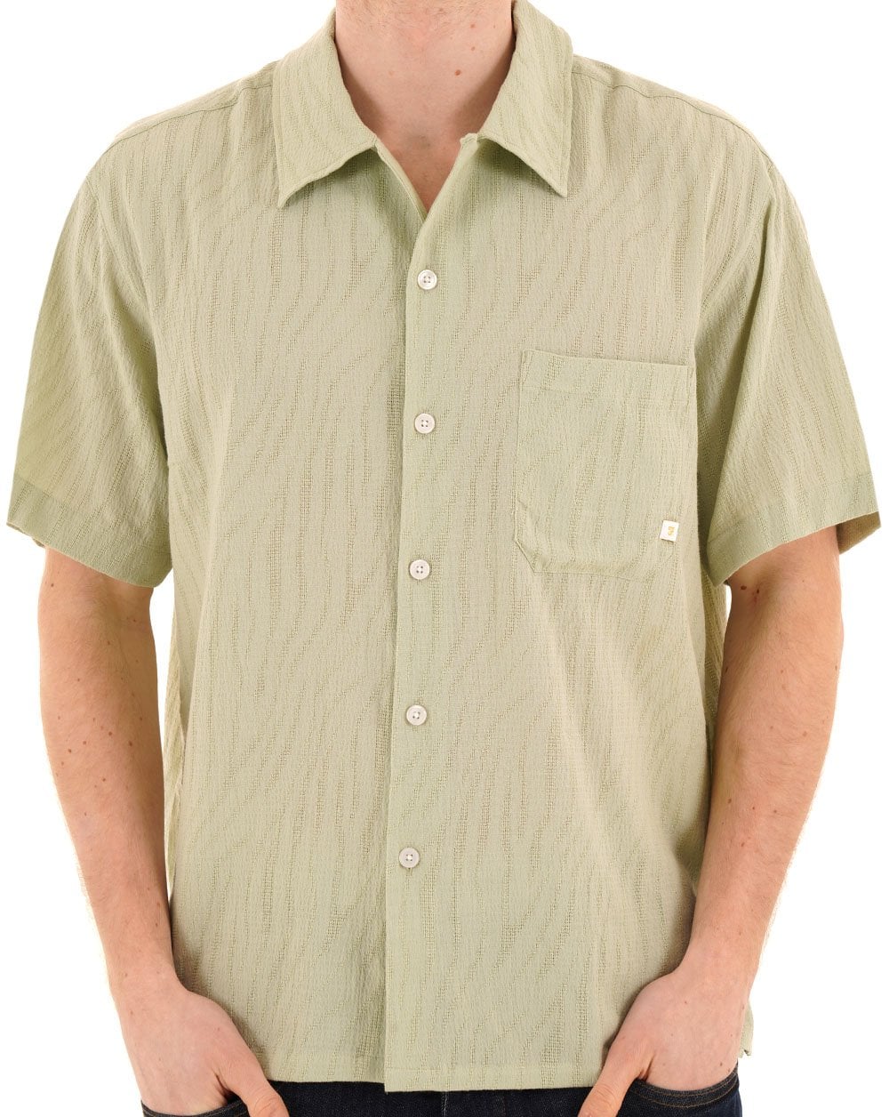 Farah Riley SS Shirt Green Shade - Image 3
