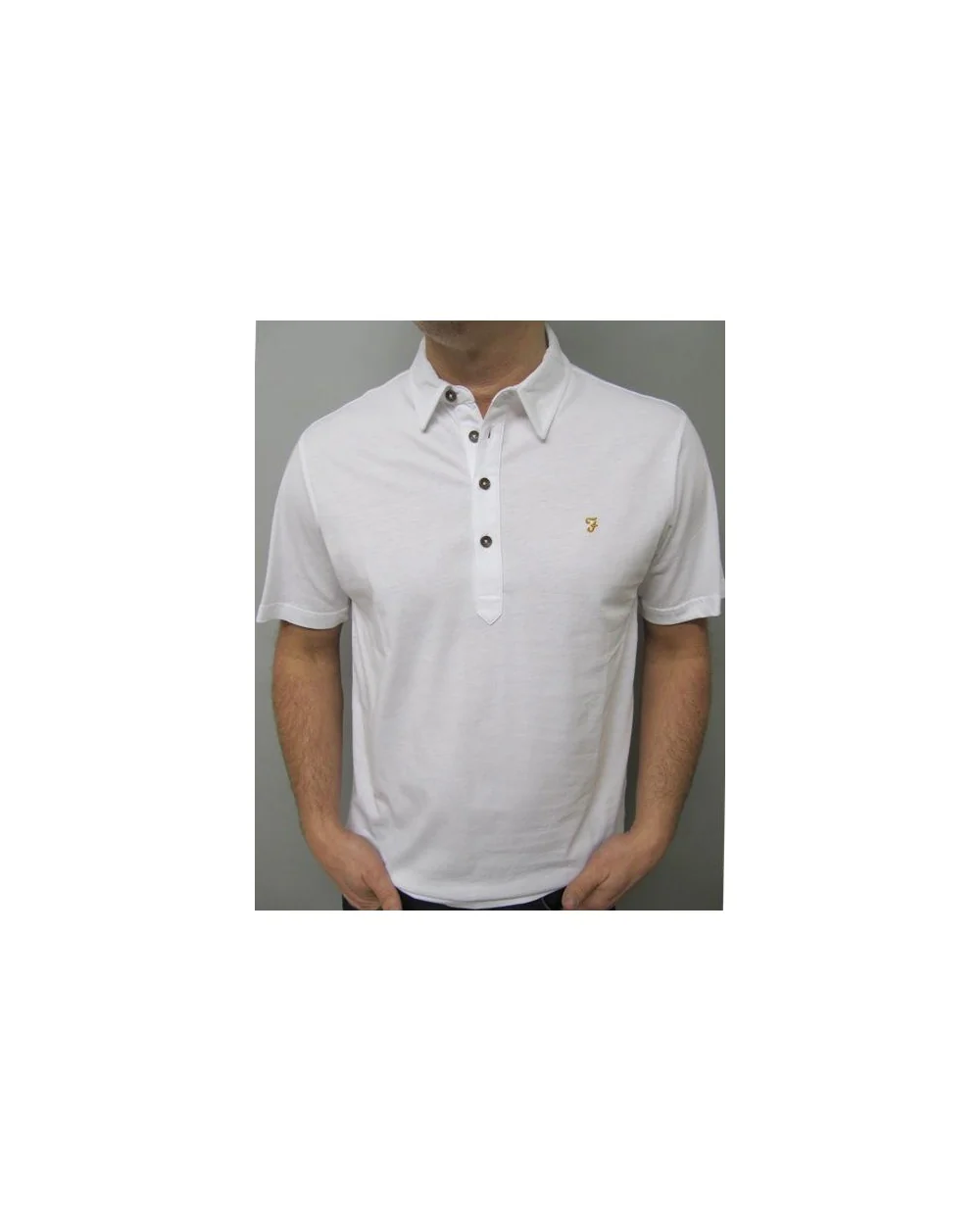 Farah Samuel Polo Shirt White