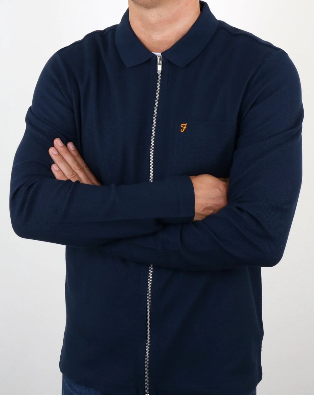Farah Sundew Shirt Jacket Yale Blue - Image 3