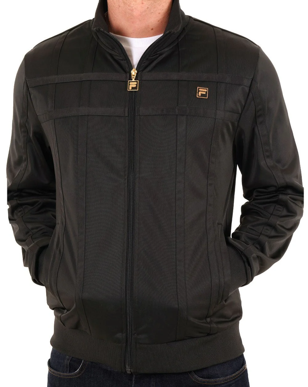 Fila Gold Bode Track Top Black - Image 3