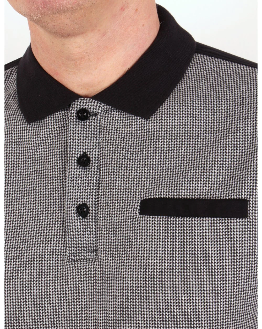 Fila Gold Brosway Polo Shirt Houndstooth - Image 2