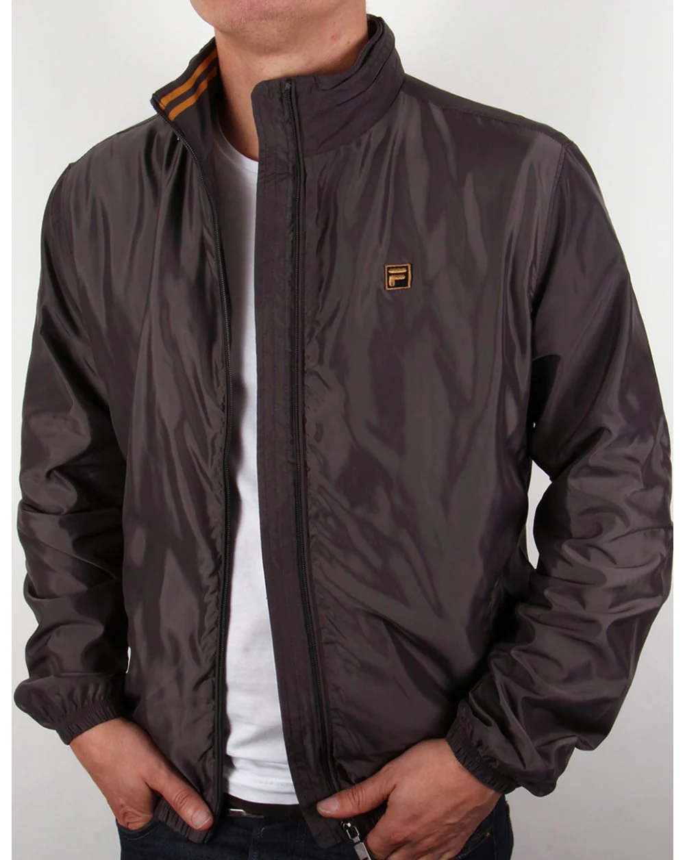 Fila Gold Fonte Bomber Jacket Castlerock - Image 5