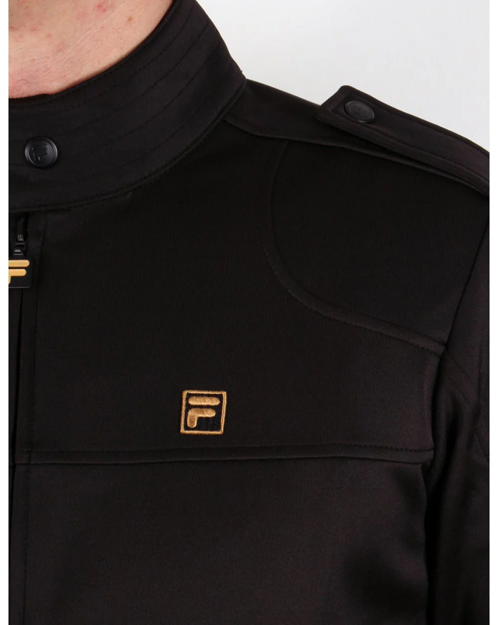 Fila Gold Indianapolis Track Top Black - Image 2