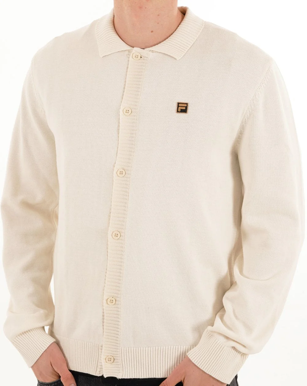 Fila Gold Knitted Cardigan Gardenia - Image 4