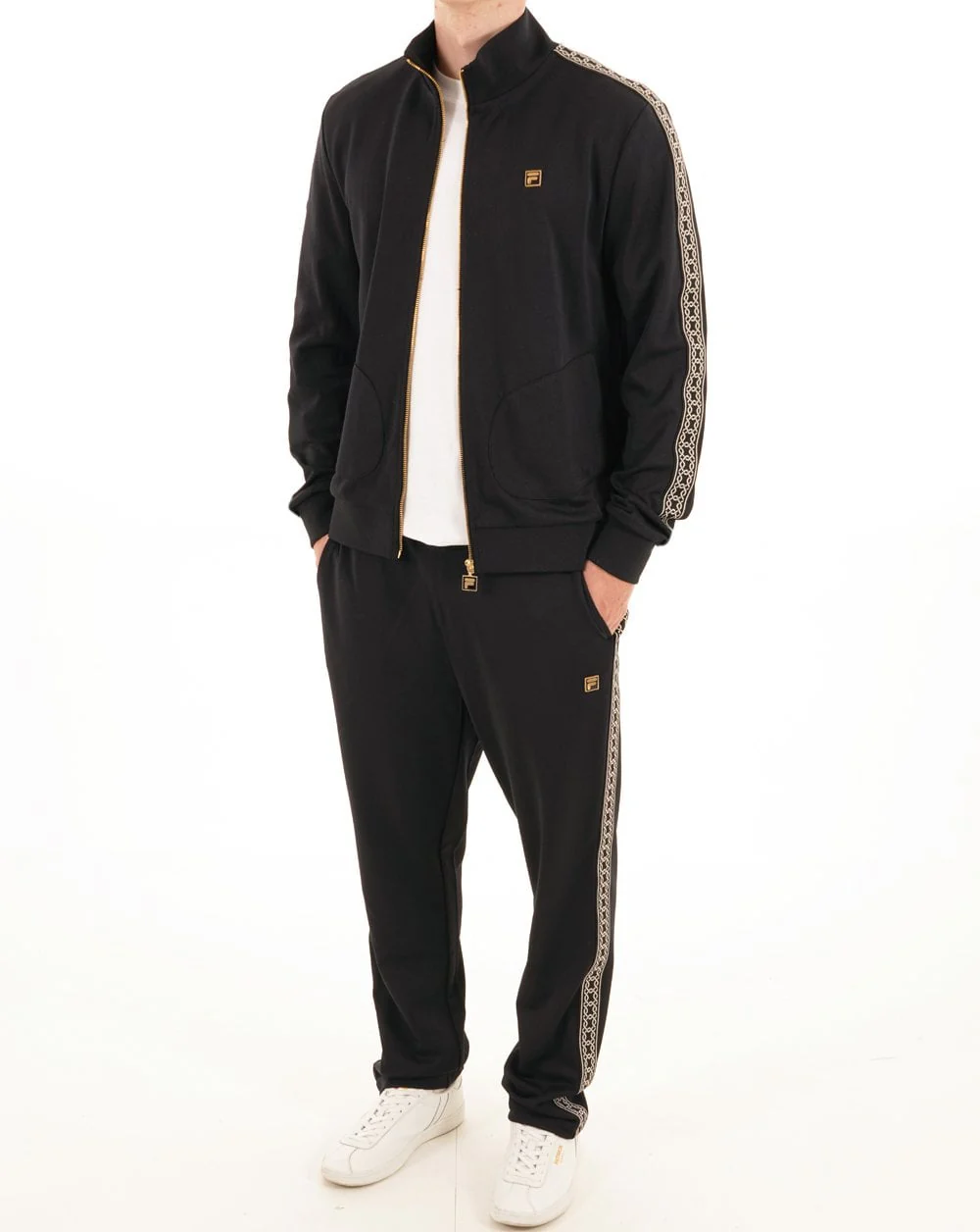 Fila Gold Layton Track Pants Black - Image 3