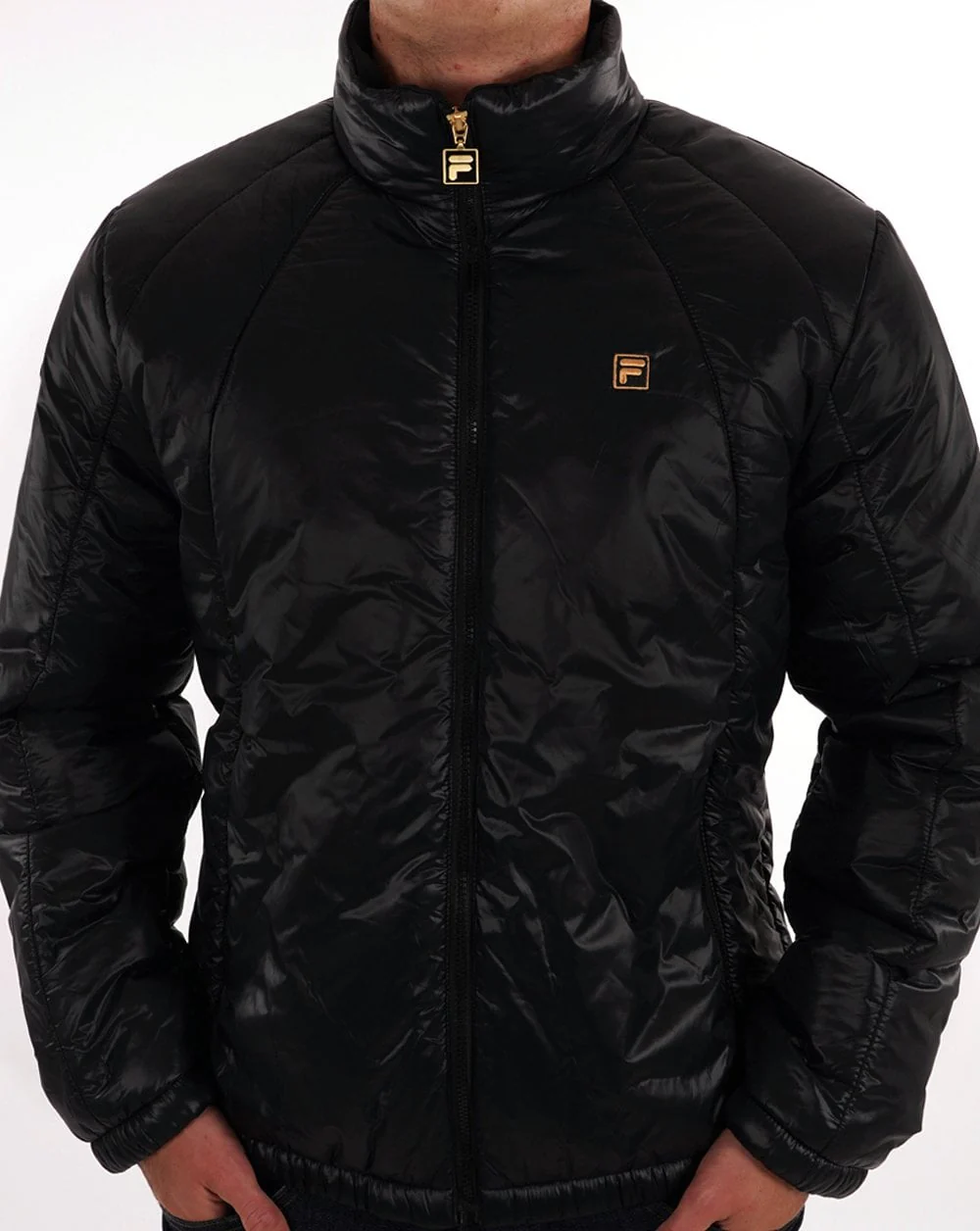 Fila Gold Matera Padded Jacket Black - Image 2