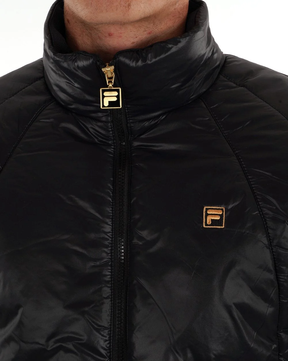 Fila Gold Matera Padded Jacket Black - Image 4