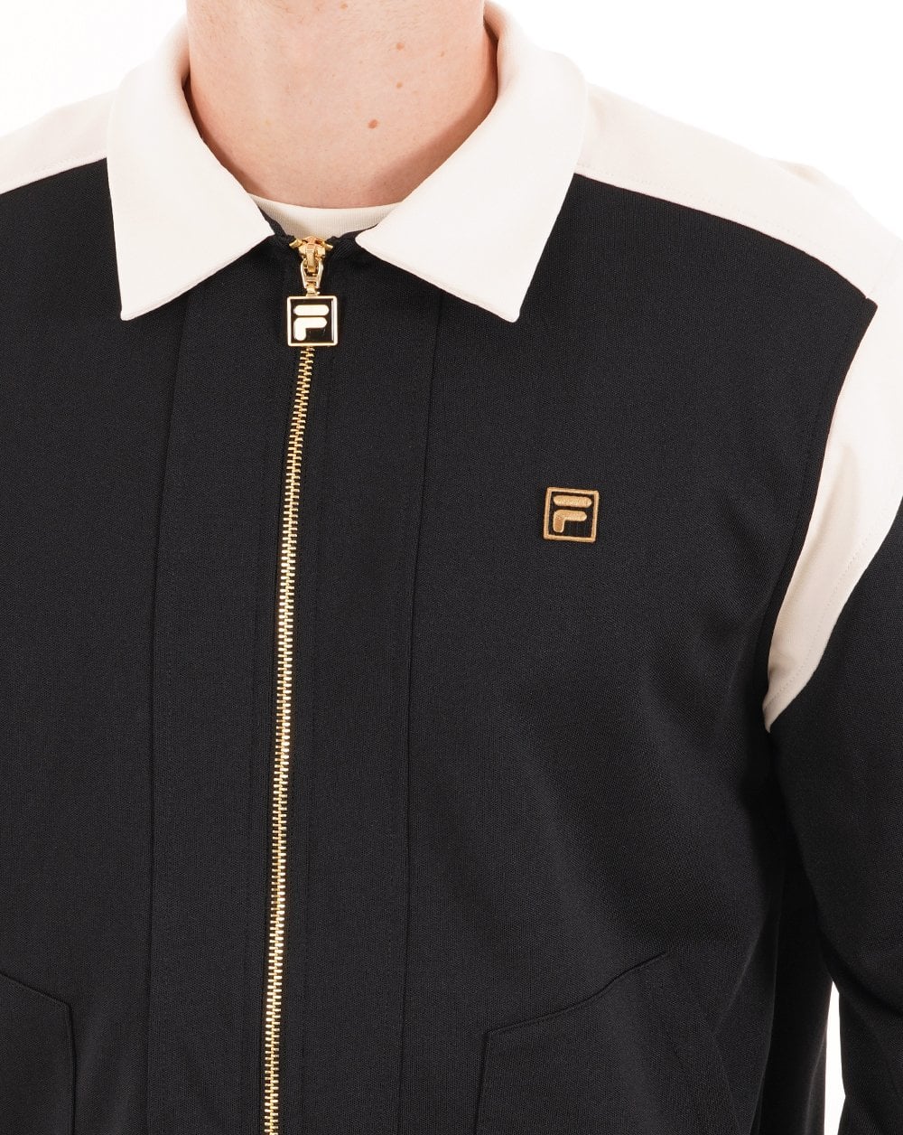 Fila Gold Morton Track Top Black/Tofu - Image 3