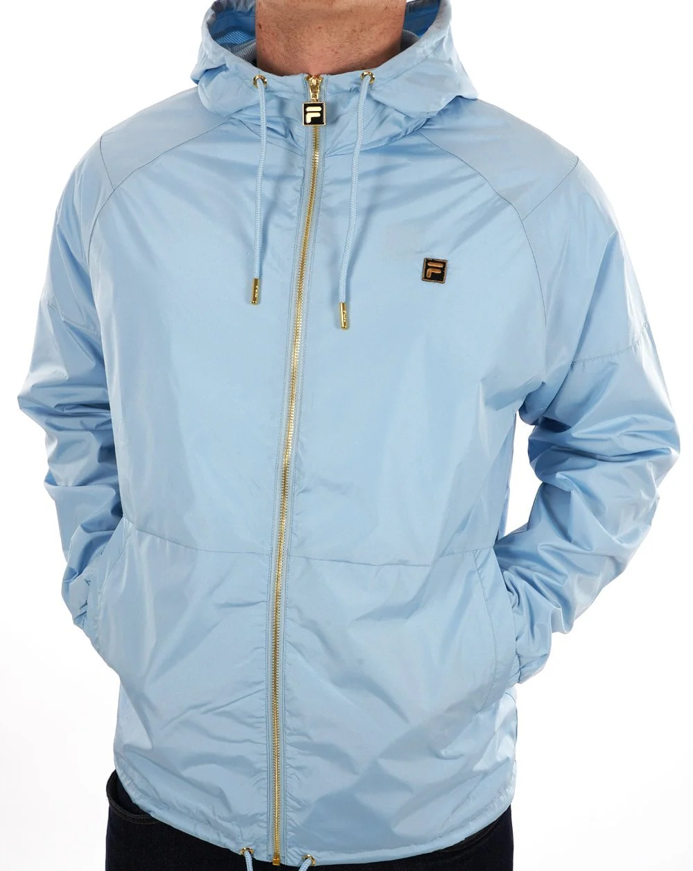 Fila Gold Omar Jacket Sky Blue - Image 3