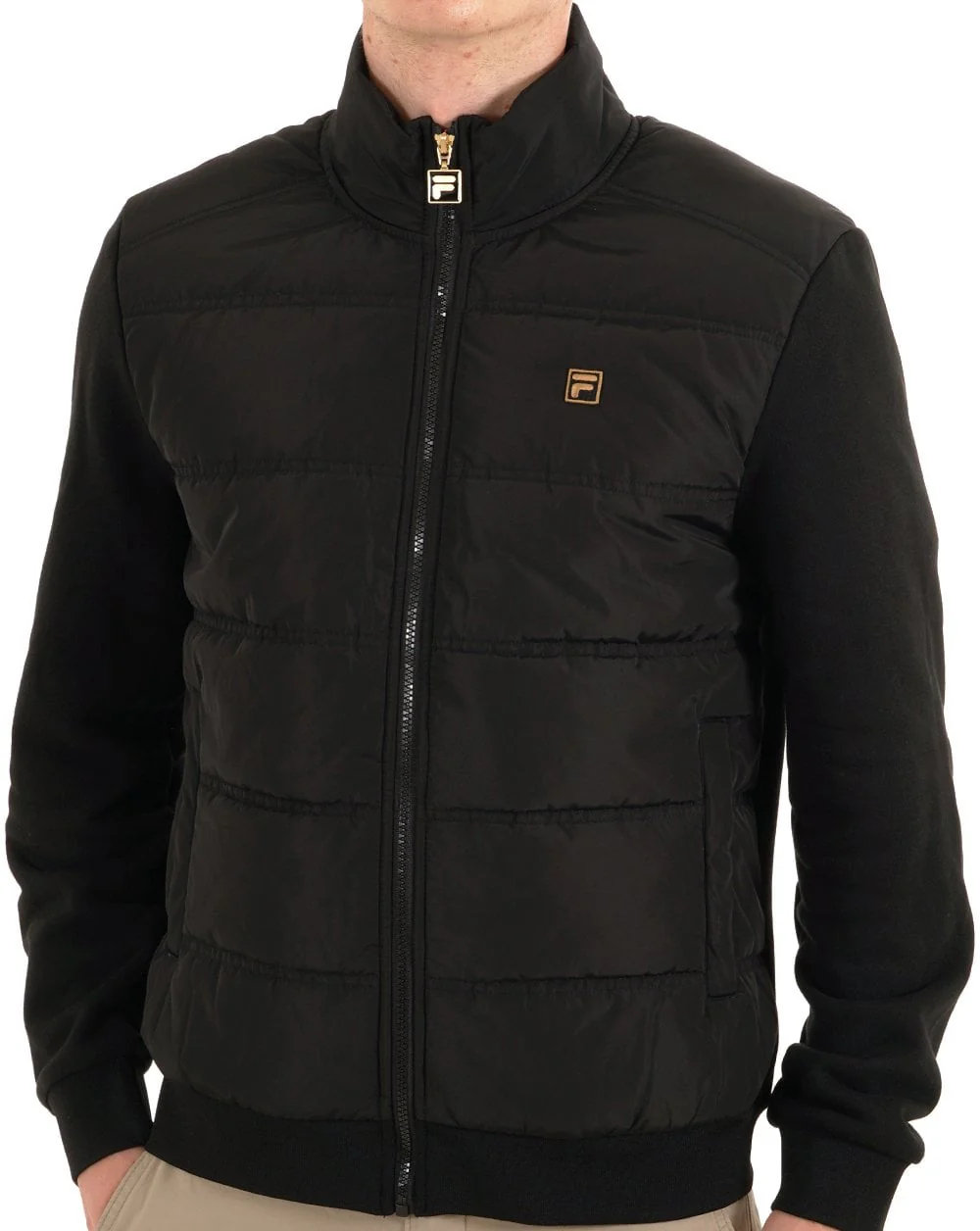 Fila Gold Padded Layer Jacket Black - Image 3