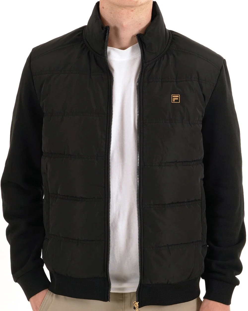 Fila Gold Padded Layer Jacket Black - Image 4