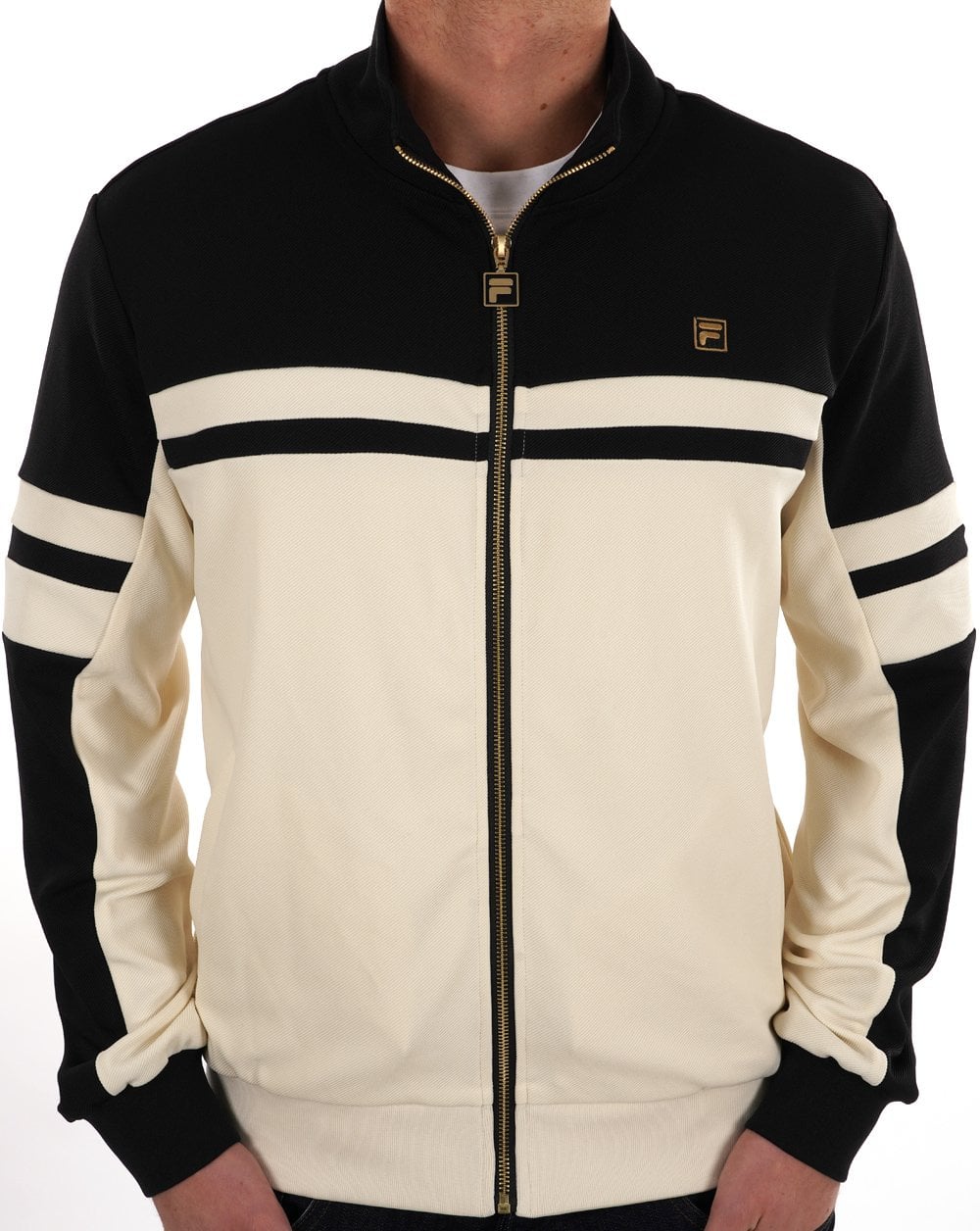 Fila Gold Rick Track Top Black / Egret - Image 2