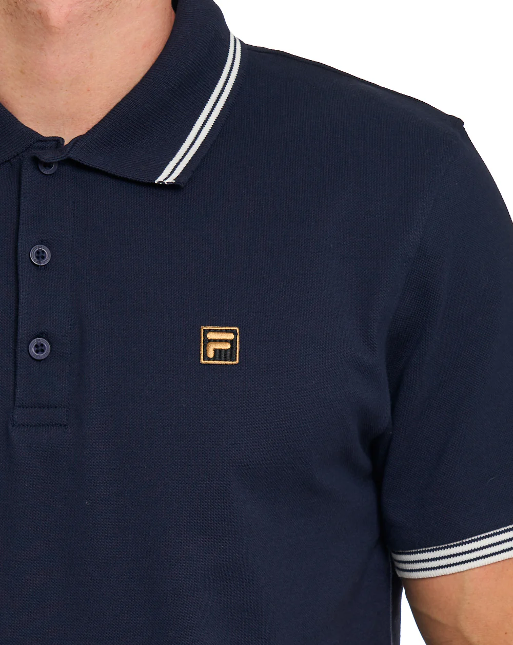 Fila Gold Soren Polo Shirt Dark Navy - Image 2