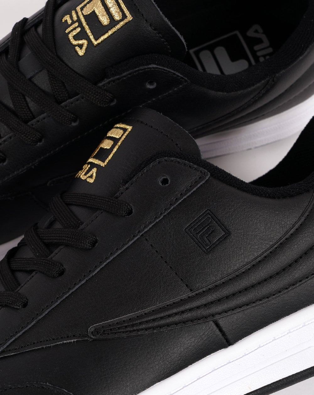Fila Gold Tennis 88 Trainers Black/Gold - Image 3