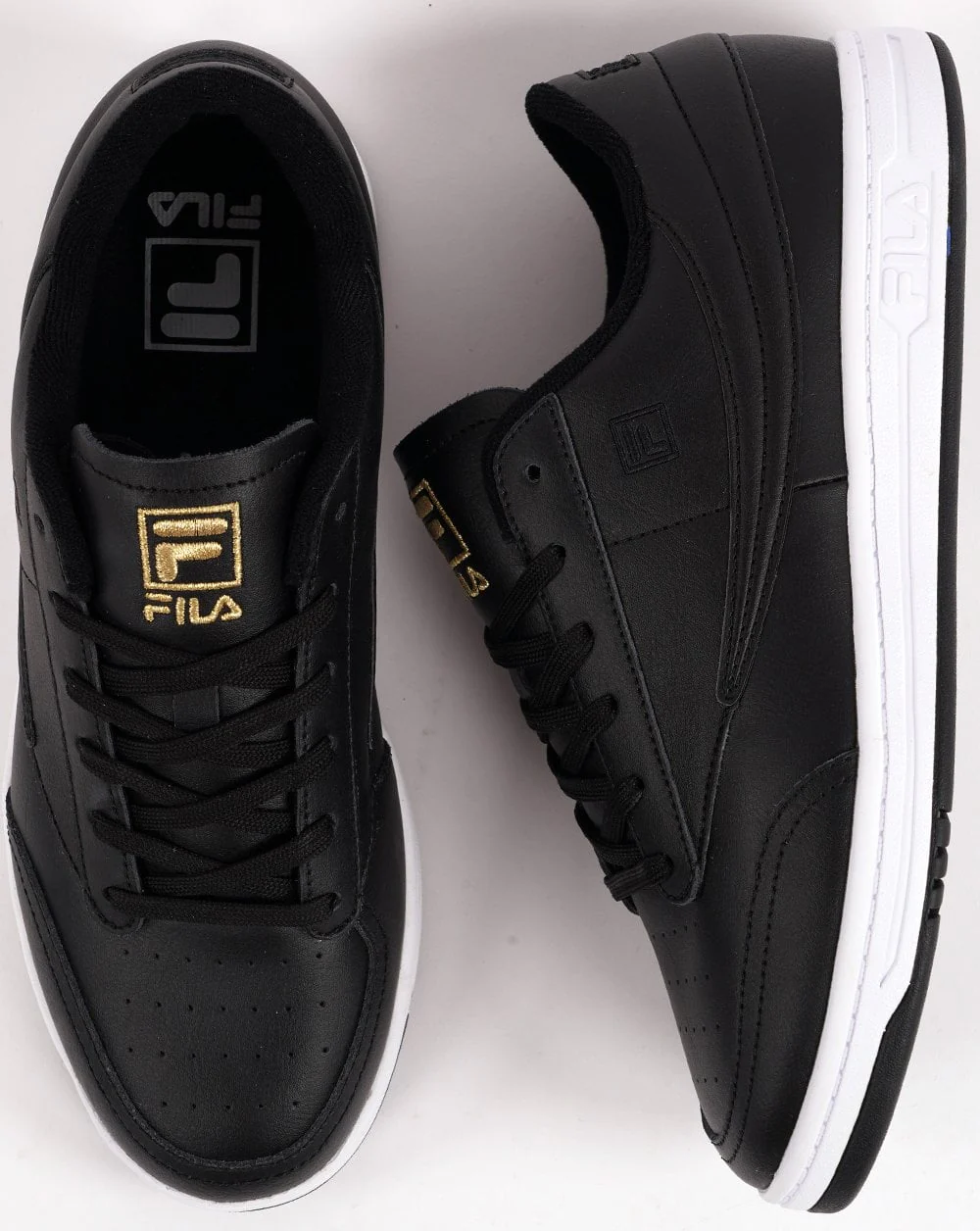 Fila Gold Tennis 88 Trainers Black/Gold - Image 4