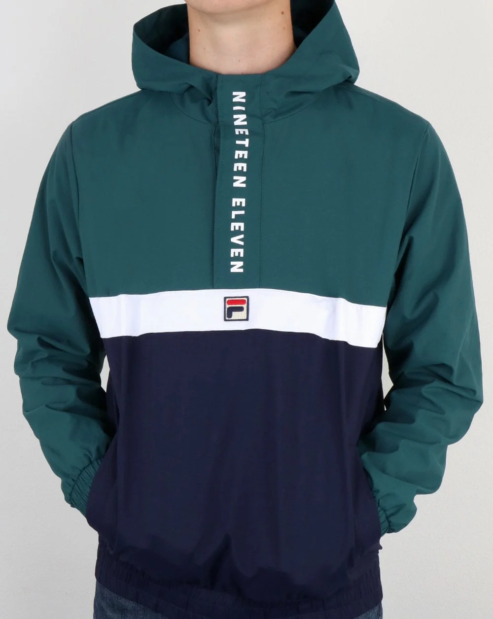 Fila Vintage 1911 Qtr Zip Jacket Atlantic Deep/Navy/White - Image 4