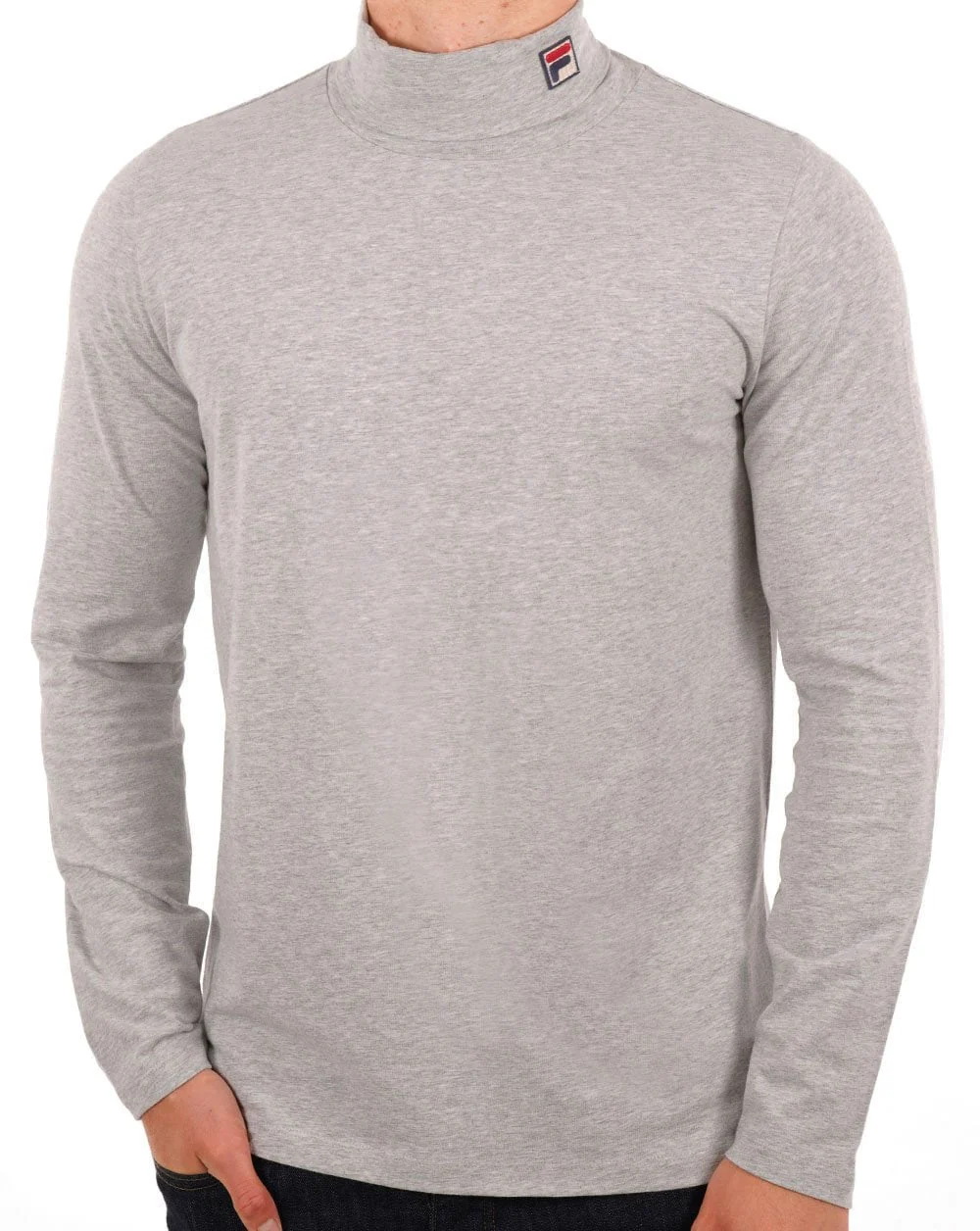 Fila Vintage 80scc Roll Neck Grey Marl - Image 2