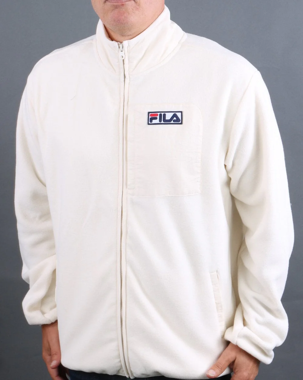 Fila Vintage 90s Polar Fleece Cream - Image 2