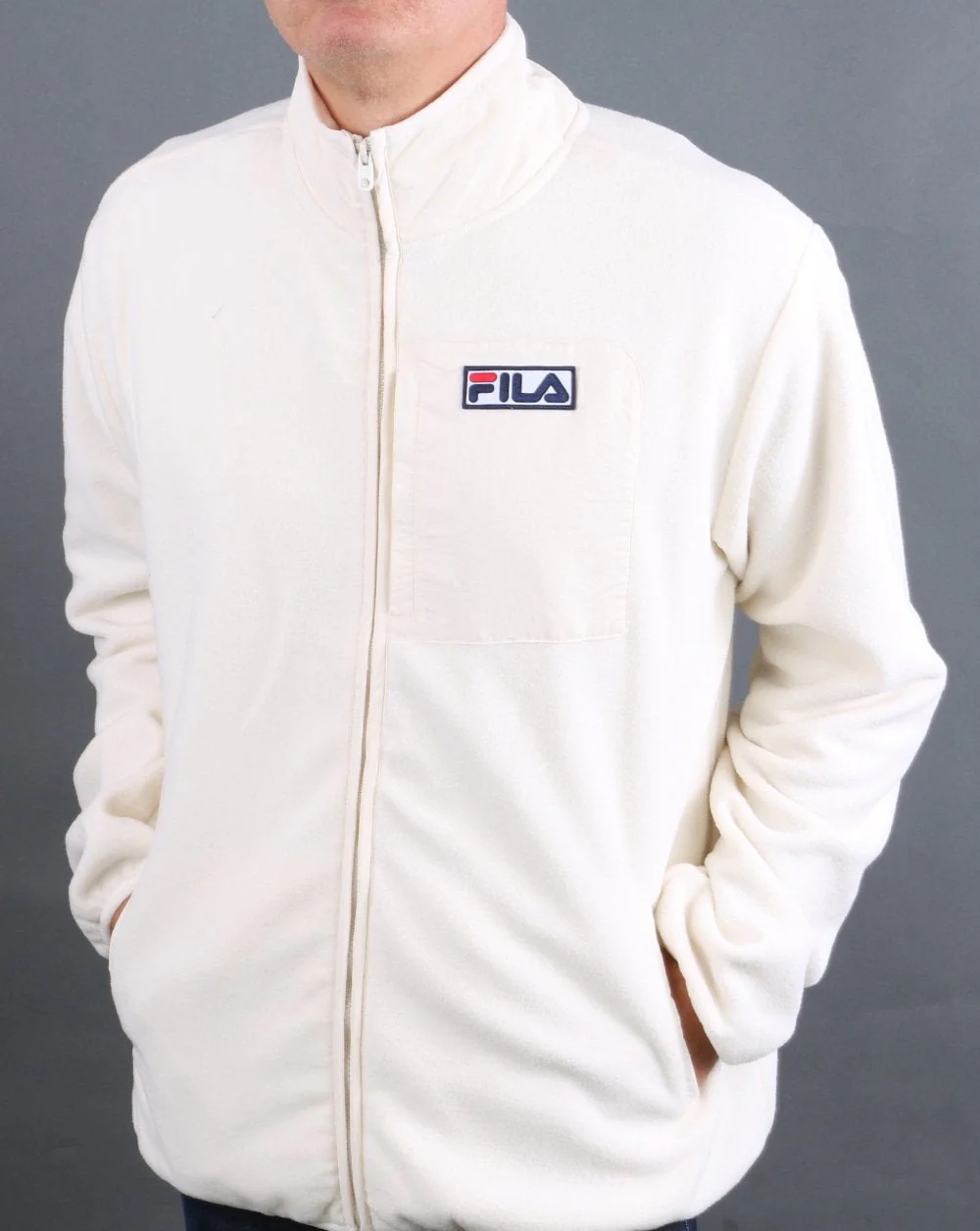 Fila Vintage 90s Polar Fleece Cream - Image 5
