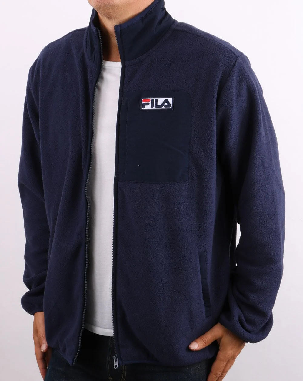 Fila Vintage 90s Polar Fleece Navy - Image 3