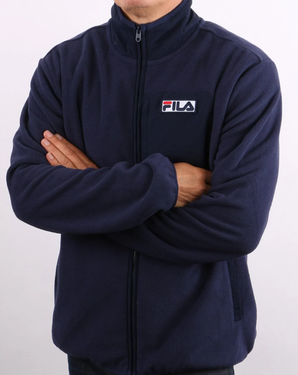 Fila Vintage 90s Polar Fleece Navy - Image 4