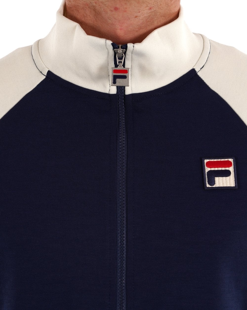 Fila Vintage Advantage Track Top Navy / Ecru - Image 2