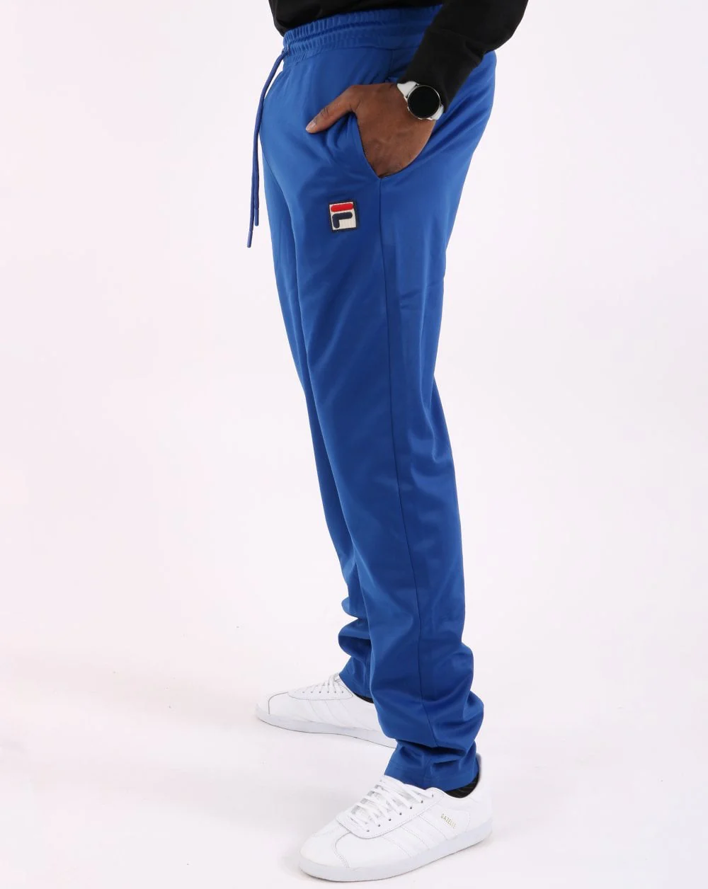 Fila Vintage Albatross Track Pants Royal Blue - Image 3