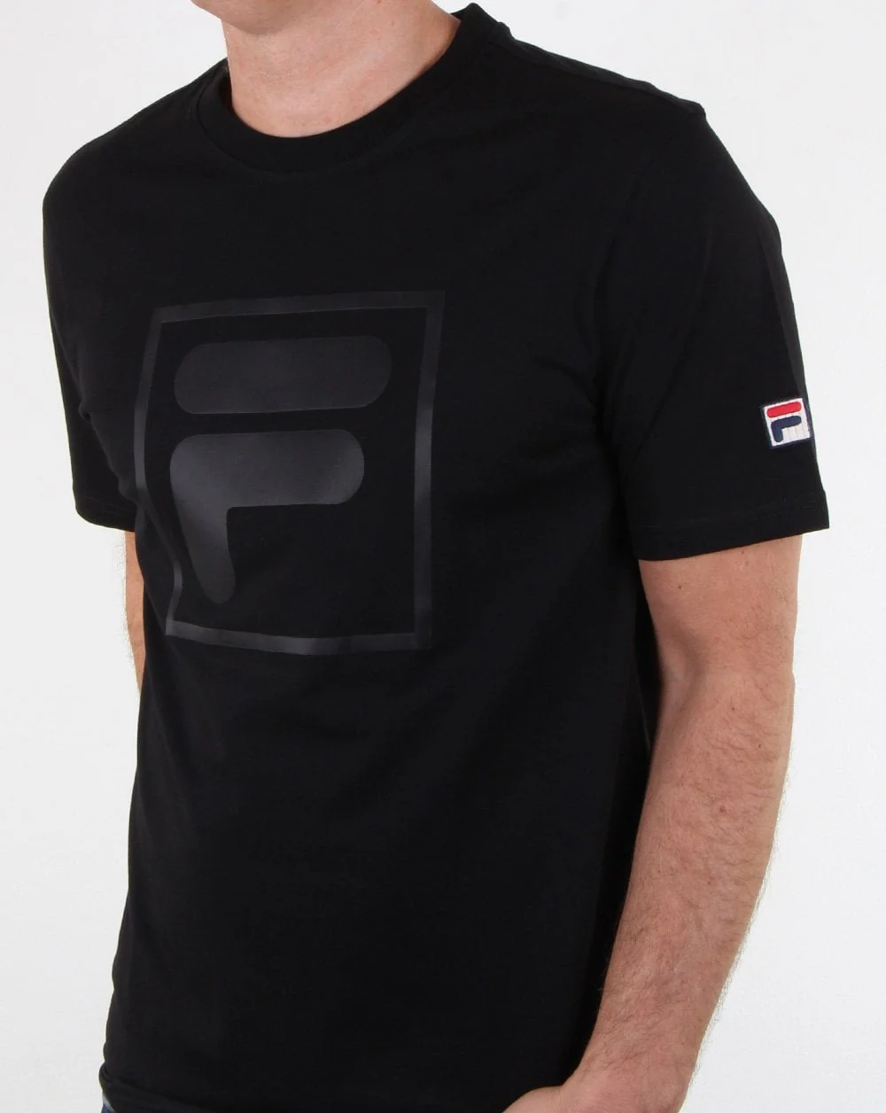 Fila Vintage Alexis F Box T Shirt Black - Image 3