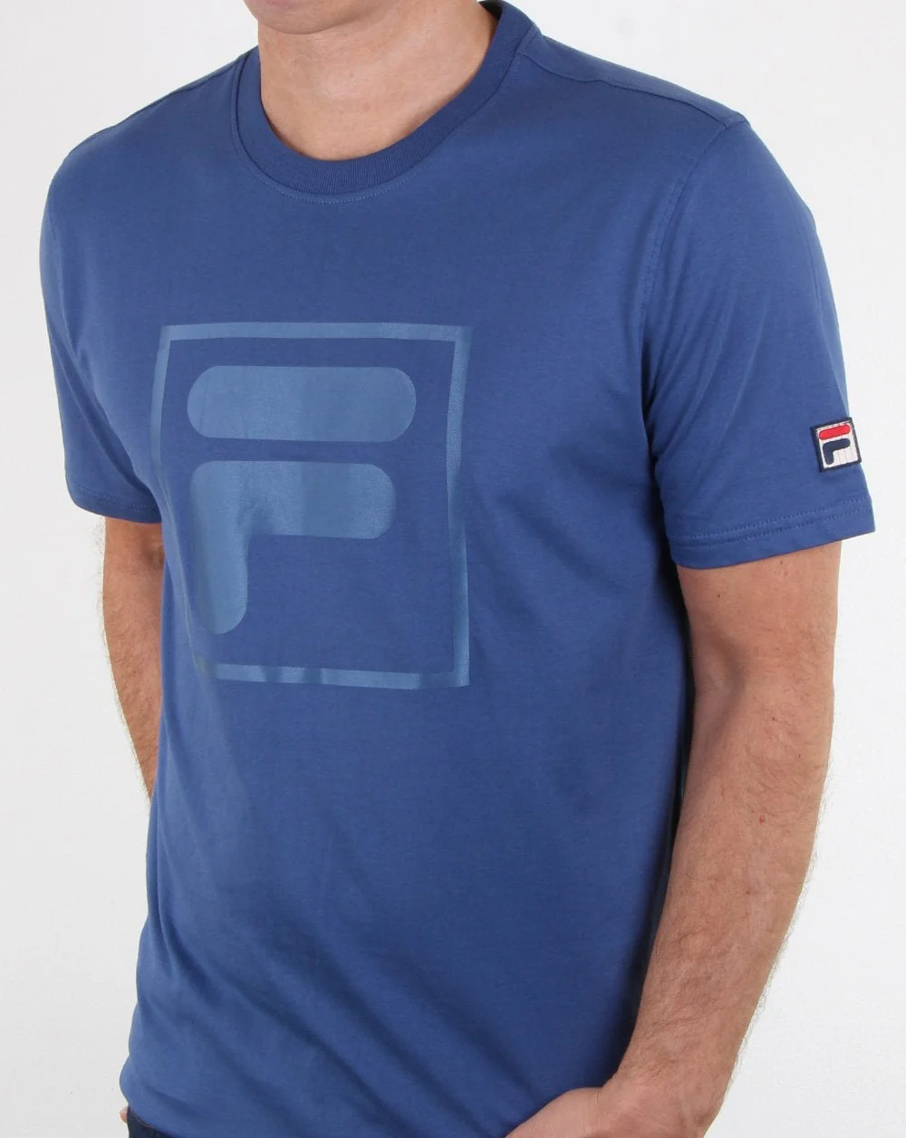 Fila Vintage Alexis F Box T Shirt True Navy - Image 3