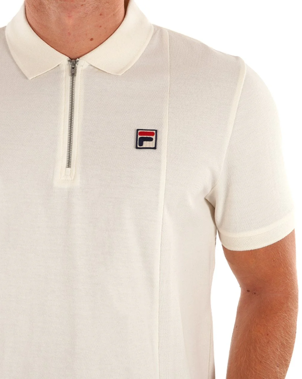 Fila Vintage Anton Polo Shirt Gardenia - Image 2