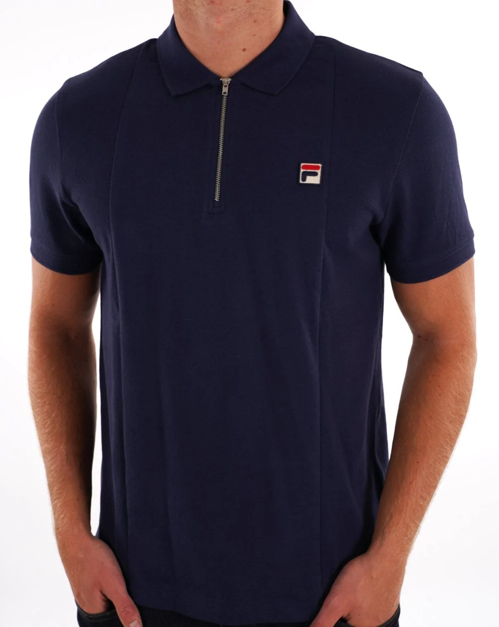 Fila Vintage Anton Polo Shirt Navy
