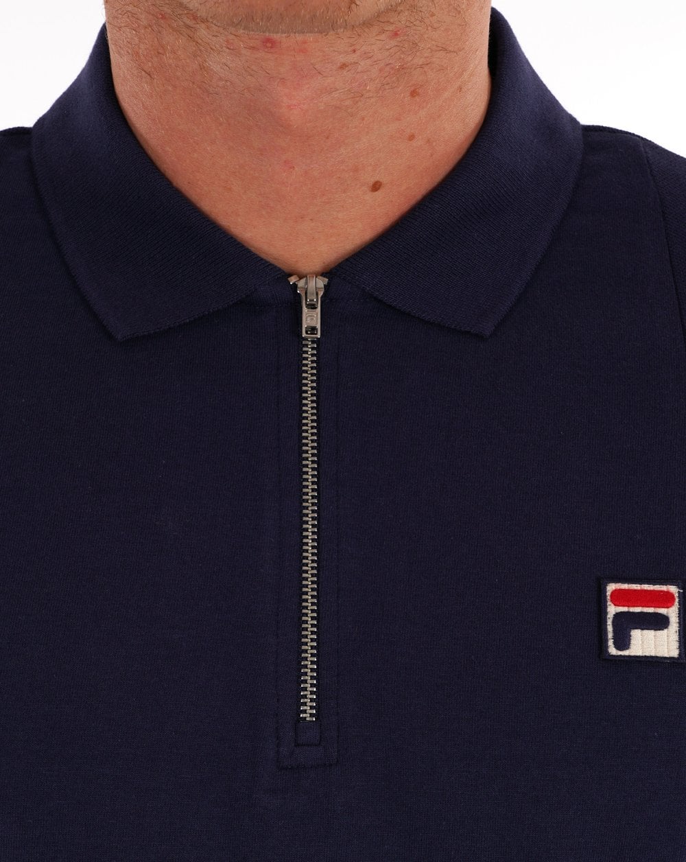 Fila Vintage Anton Polo Shirt Navy - Image 2