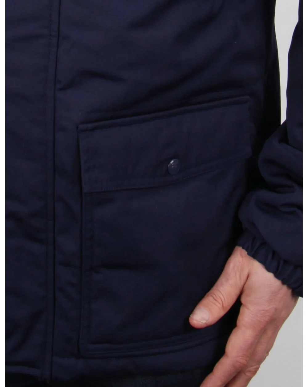 Fila Vintage Baresi Padded Jacket Navy - Image 3