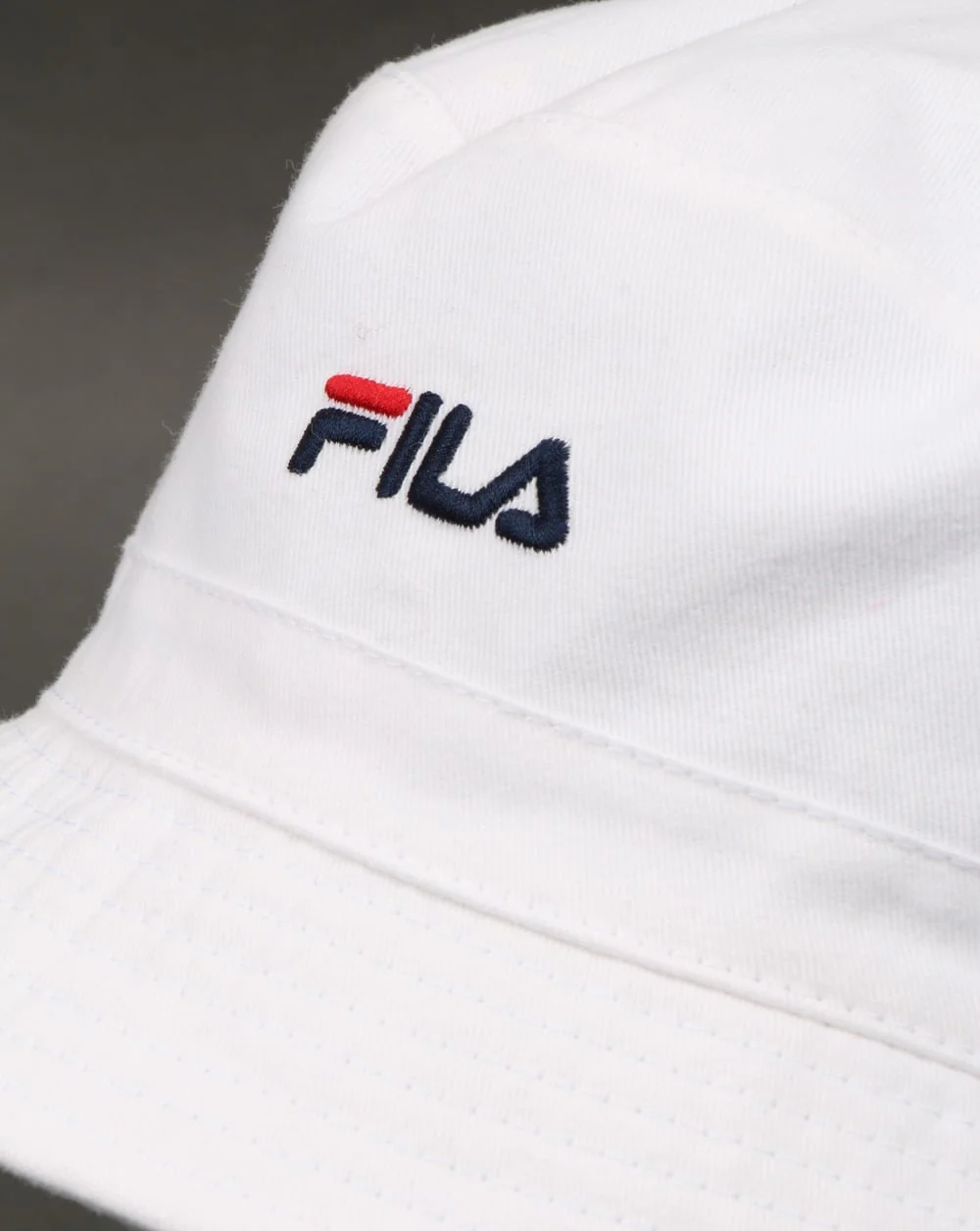 Fila Vintage Baxter Bucket Hat White - Image 2