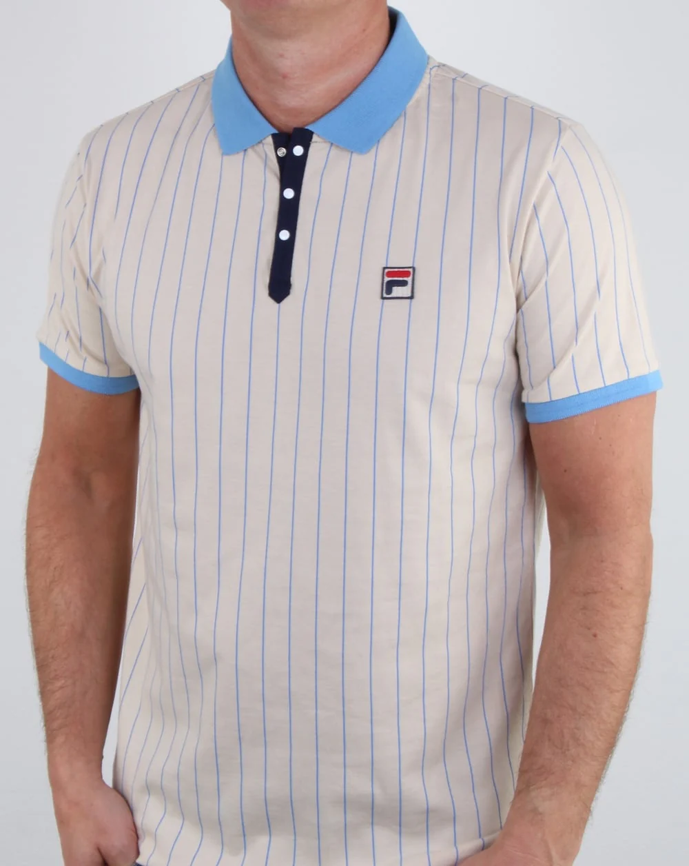 Fila Vintage Bb1 Polo Shirt Cream