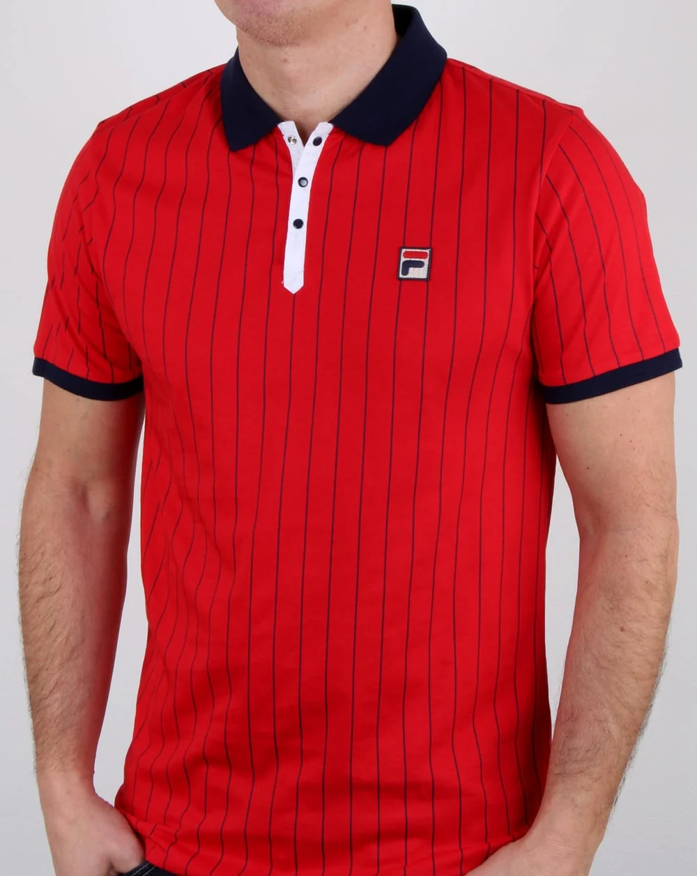 Fila Vintage Bb1 Polo Shirt Red