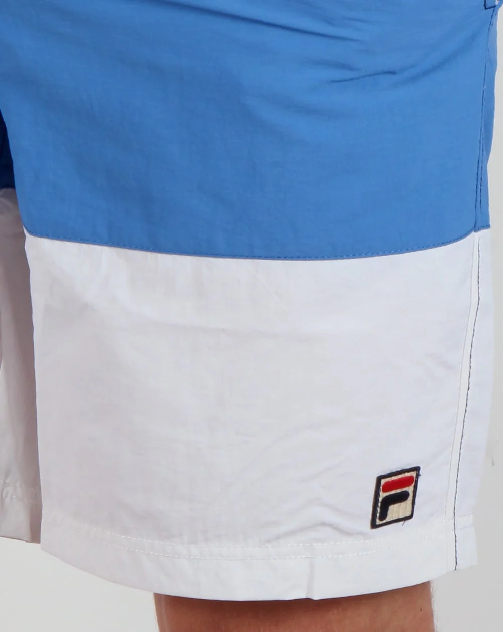 Fila Vintage Beam Beach Shorts Navy/White/Ocean - Image 3