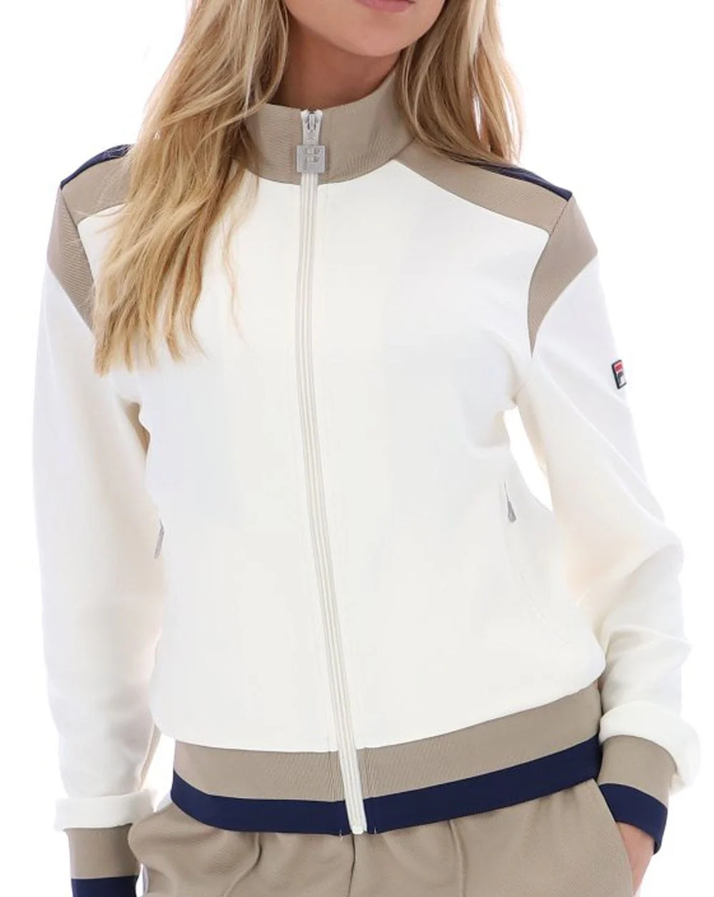 Fila Vintage Bianca Track Top Gardenia/Vintage Khaki