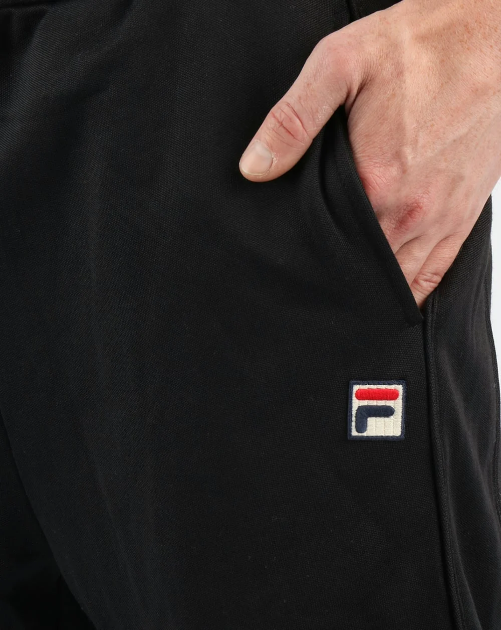 Fila Vintage Bianchi Track Pants Black - Image 3