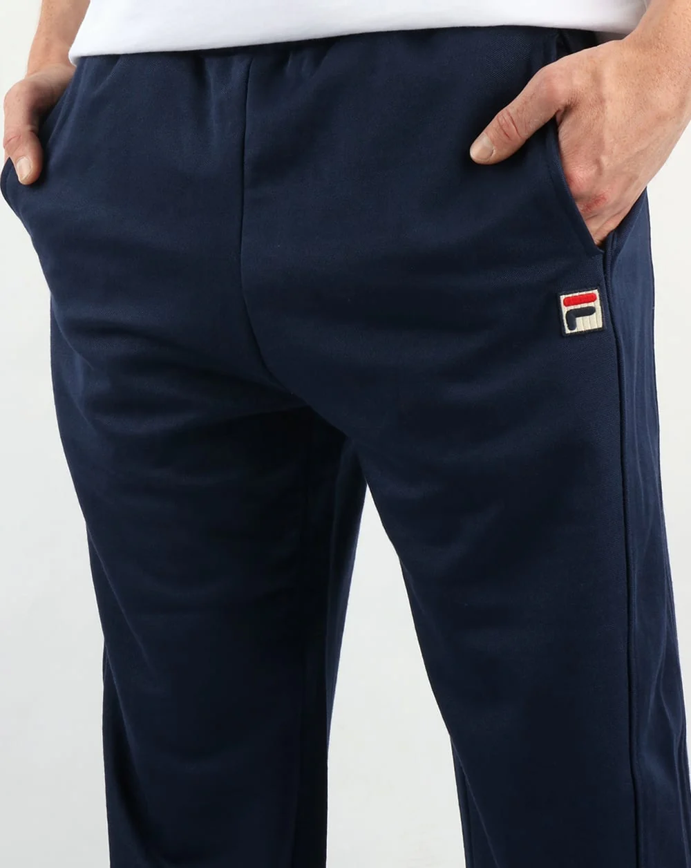 Fila Vintage Bianchi Track Pants Navy - Image 2