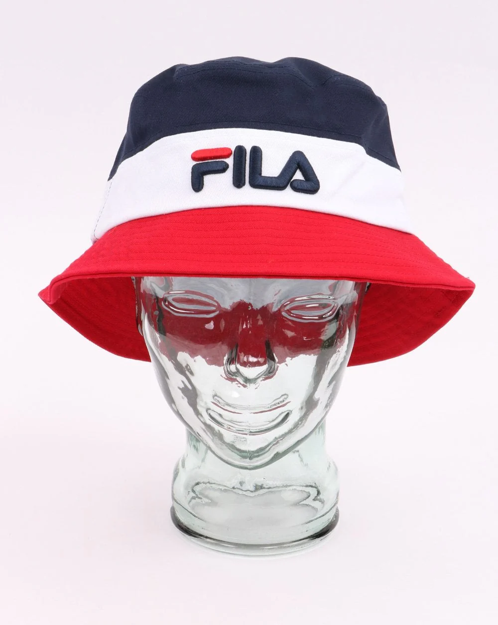 Fila Vintage Bloc Bucket Hat Red/White/Navy