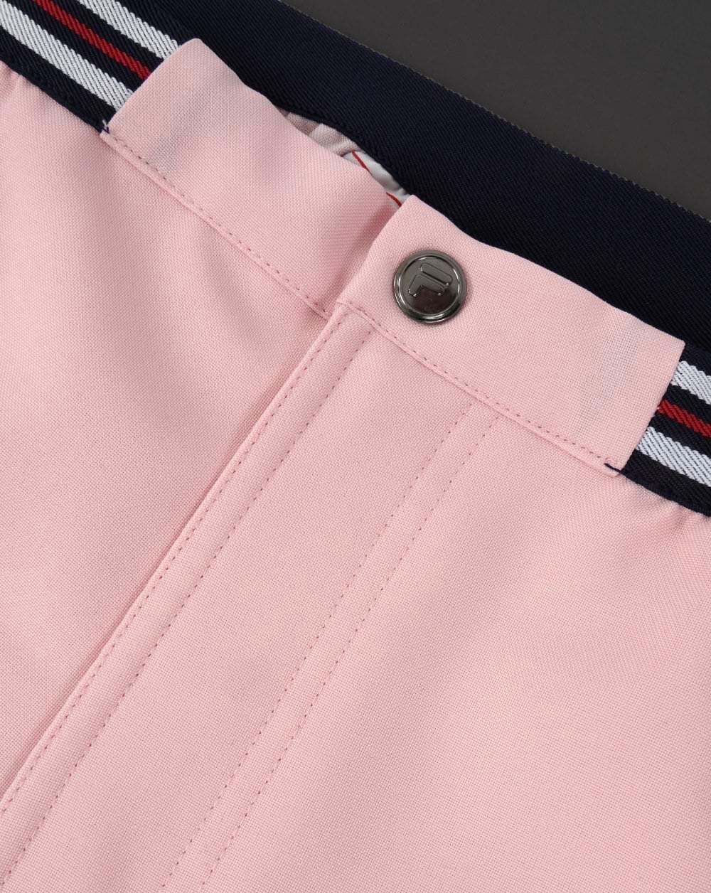 Fila Vintage Borg Tennis Shorts Pink - Image 3