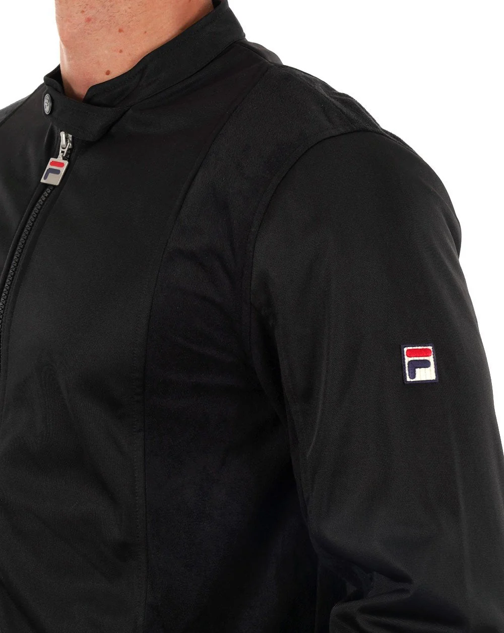 Fila Vintage Boxer Track Top Black - Image 2