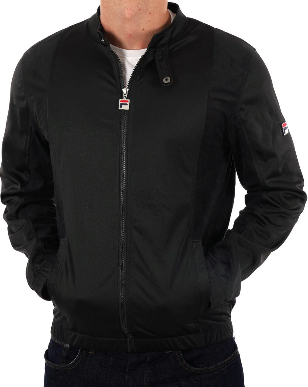 Fila Vintage Boxer Track Top Black - Image 3