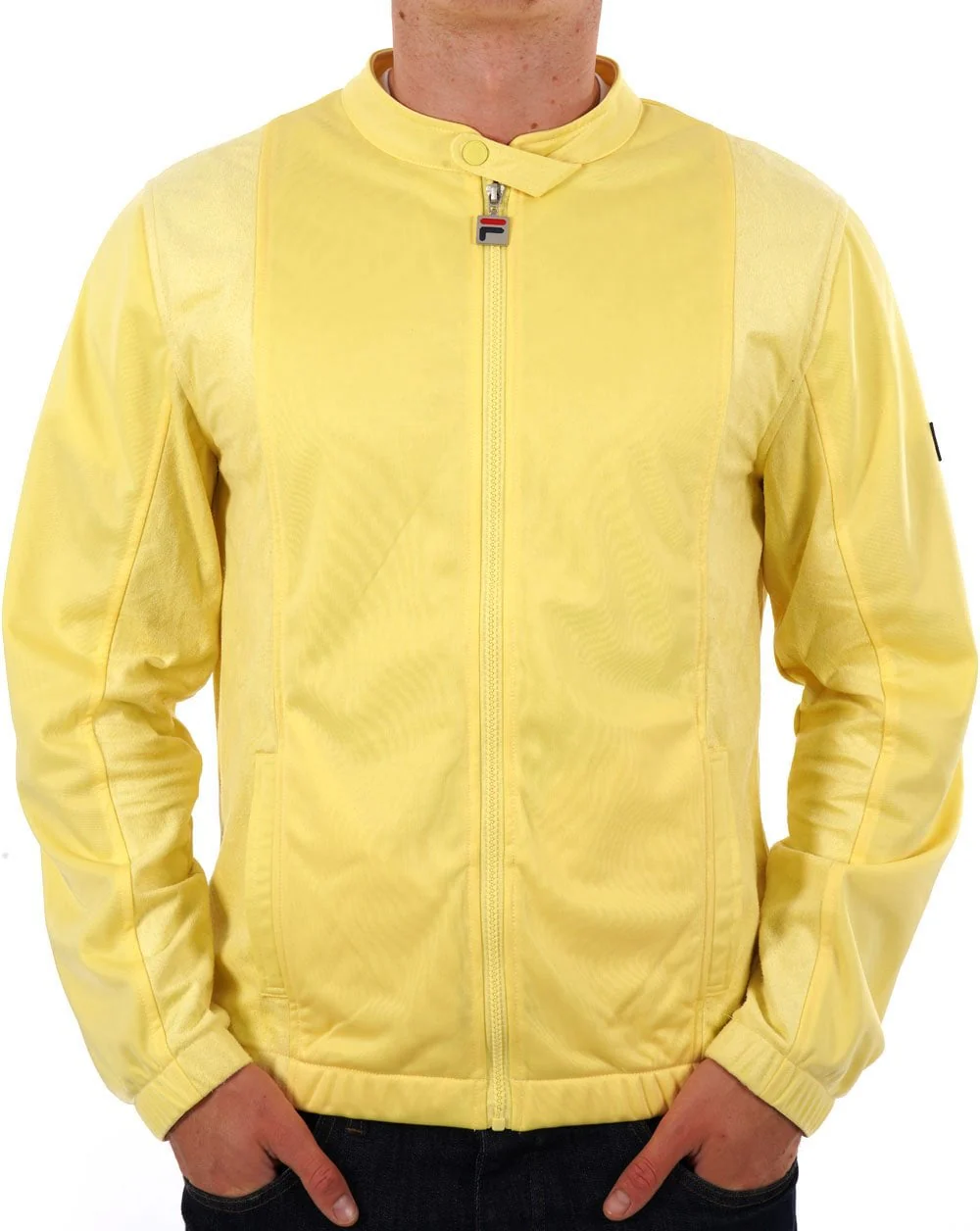 Fila Vintage Boxer Track Top Yellow - Image 2