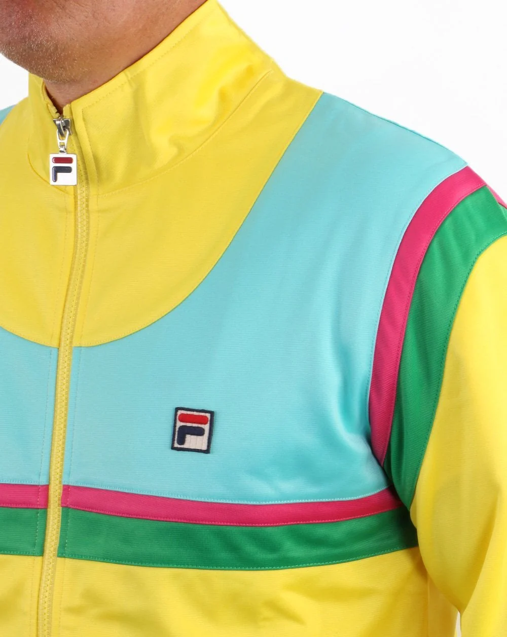 Fila Vintage Business GOLF Track Top Yellow - Image 4