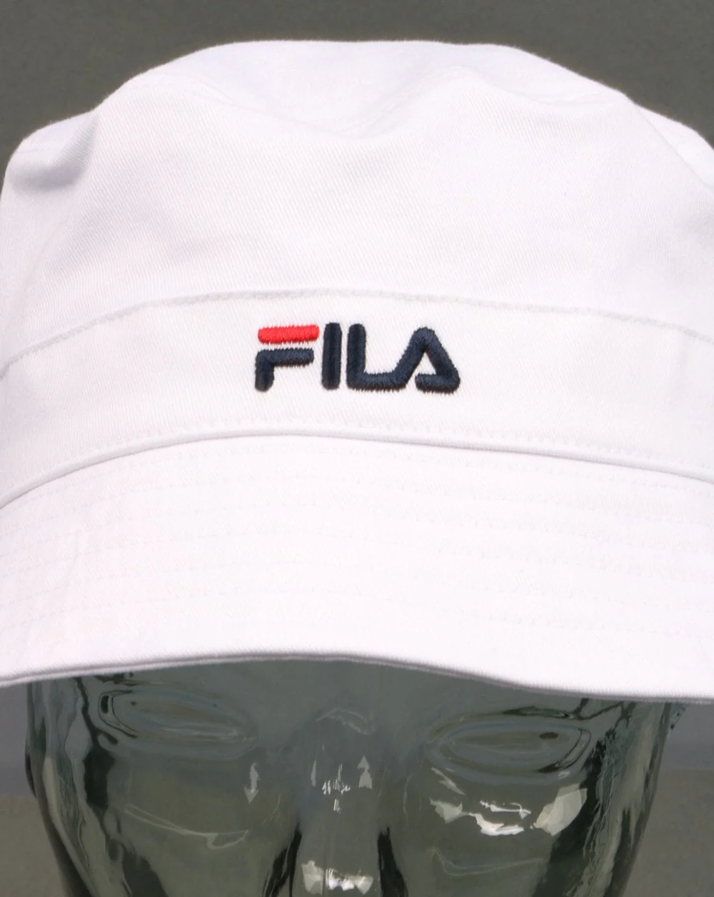 Fila Vintage Butler Bucket Hat White - Image 3