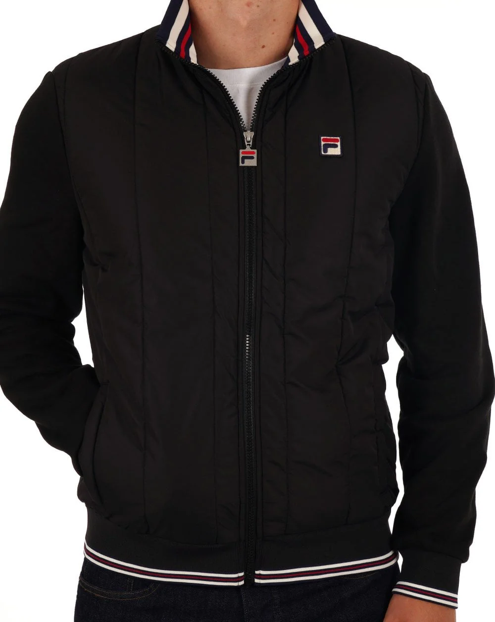 Fila Vintage Calum Puffer Jacket Black