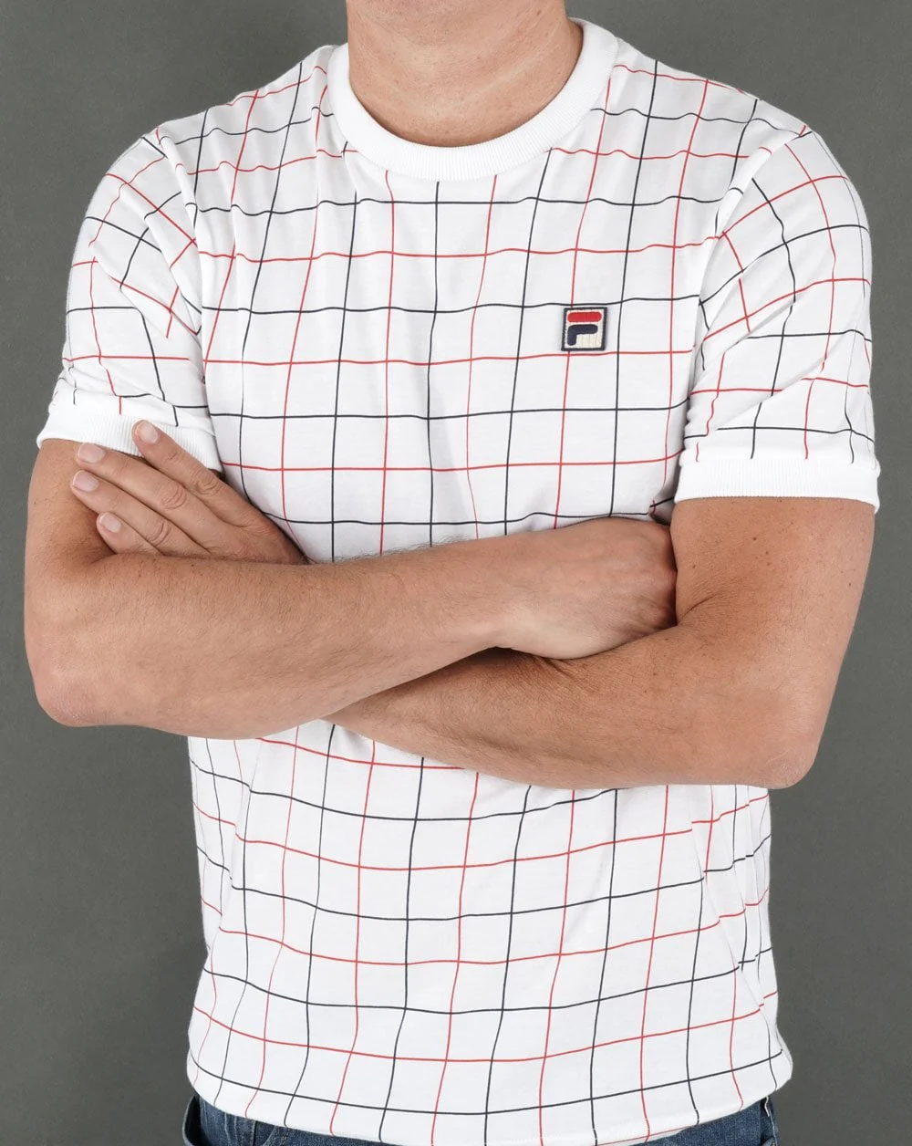 Fila Vintage Casbian T Shirt White - Image 3