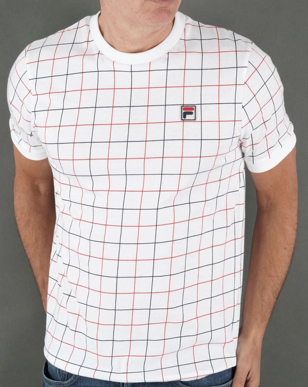 Fila Vintage Casbian T Shirt White - Image 4